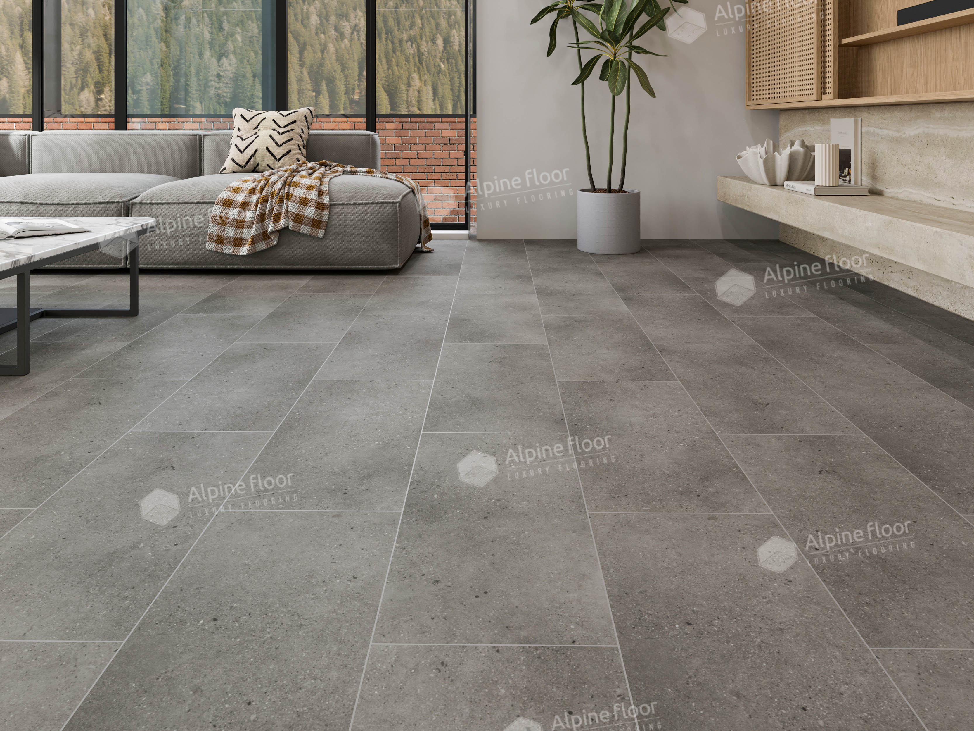 Кварцвинил Alpine Floor Stone Mineral Core Еco 4-23 Майдес