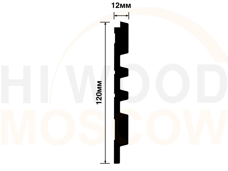 Декоративная панель HIWOOD LV121 BU22