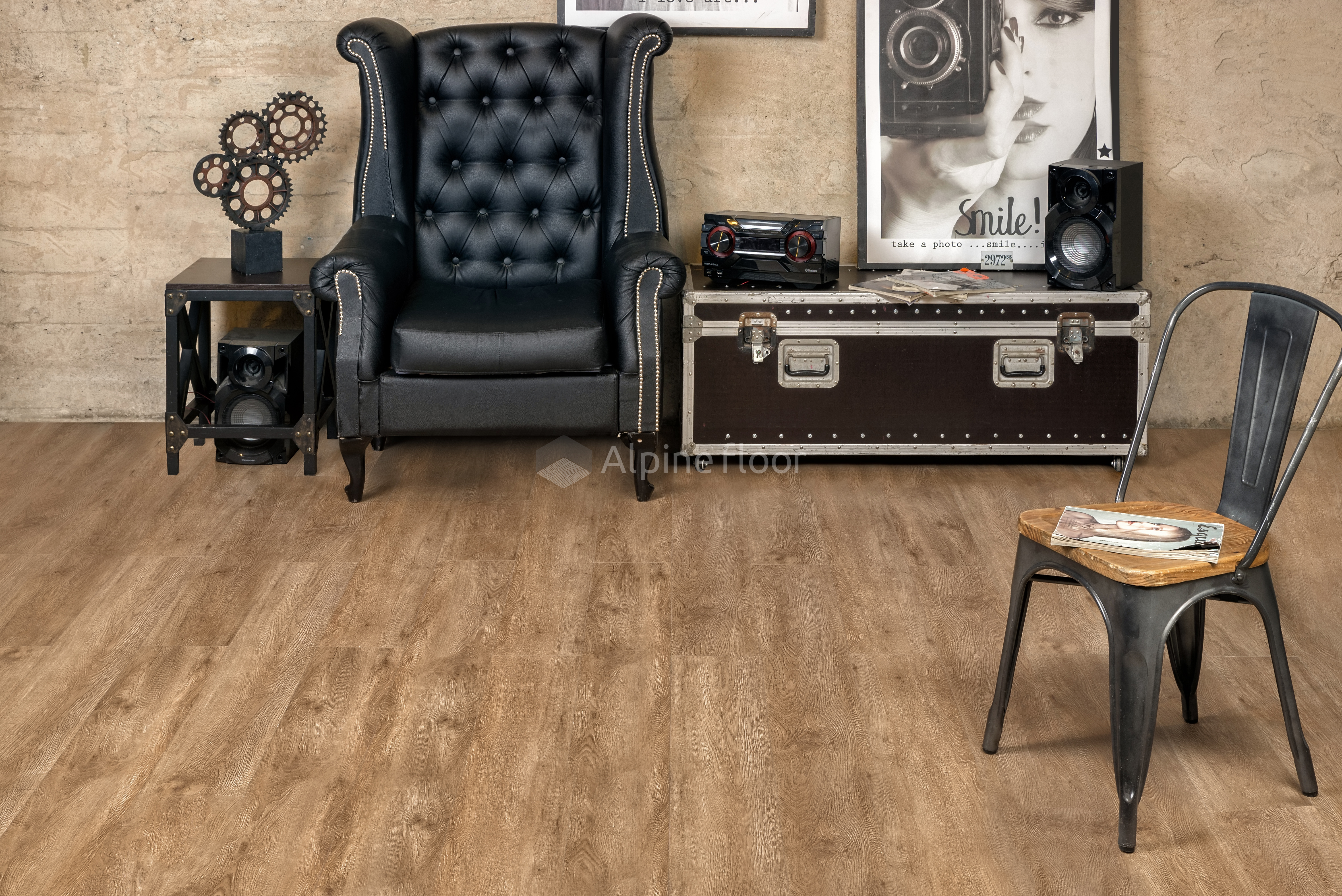 Кварцвинил Alpine Floor Grand Sequoia Light Eco 11-1001 Макадамия