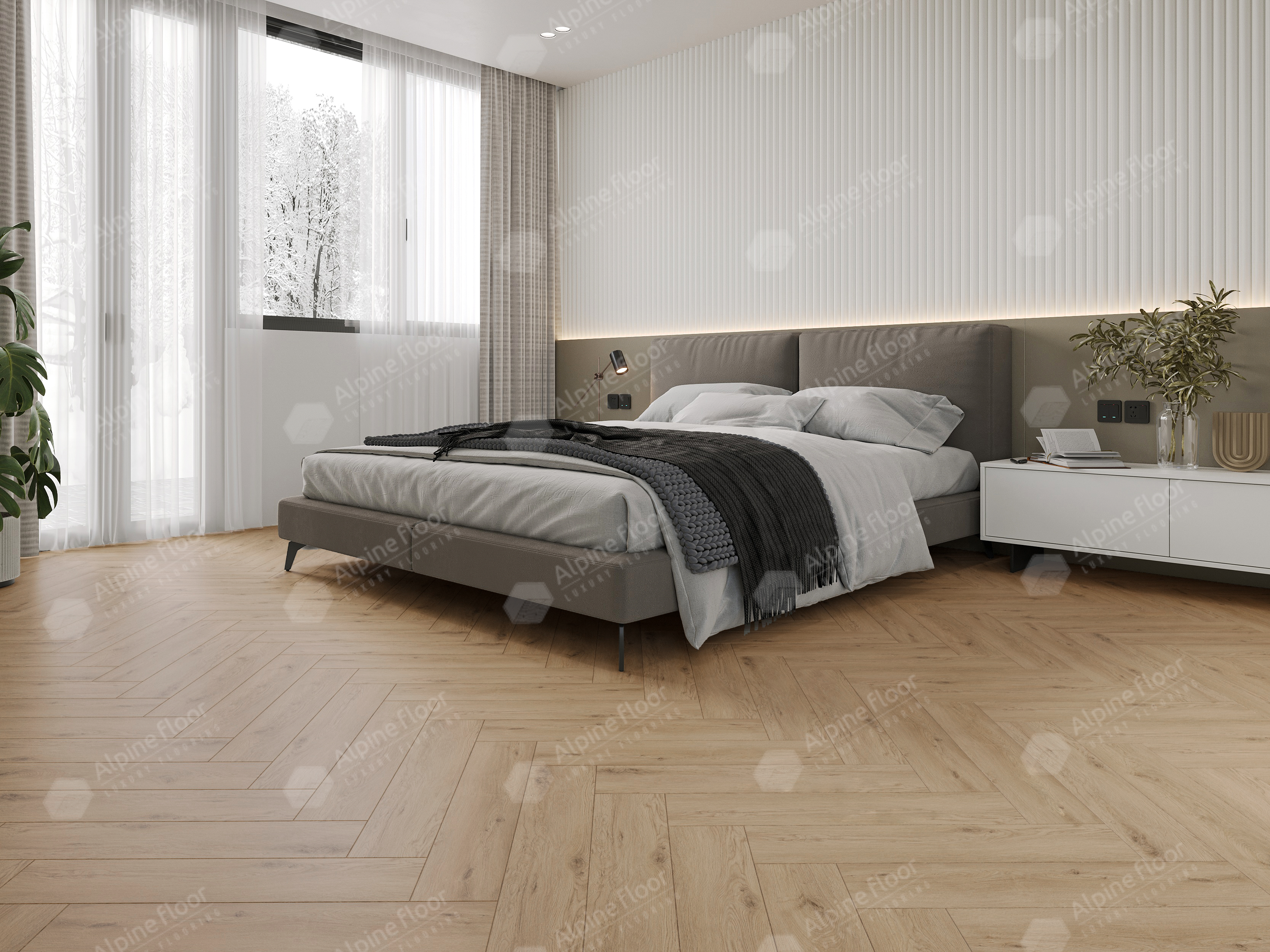 Кварцвинил Alpine Floor Parquet Light Еco 13-23 Дуб Алиот
