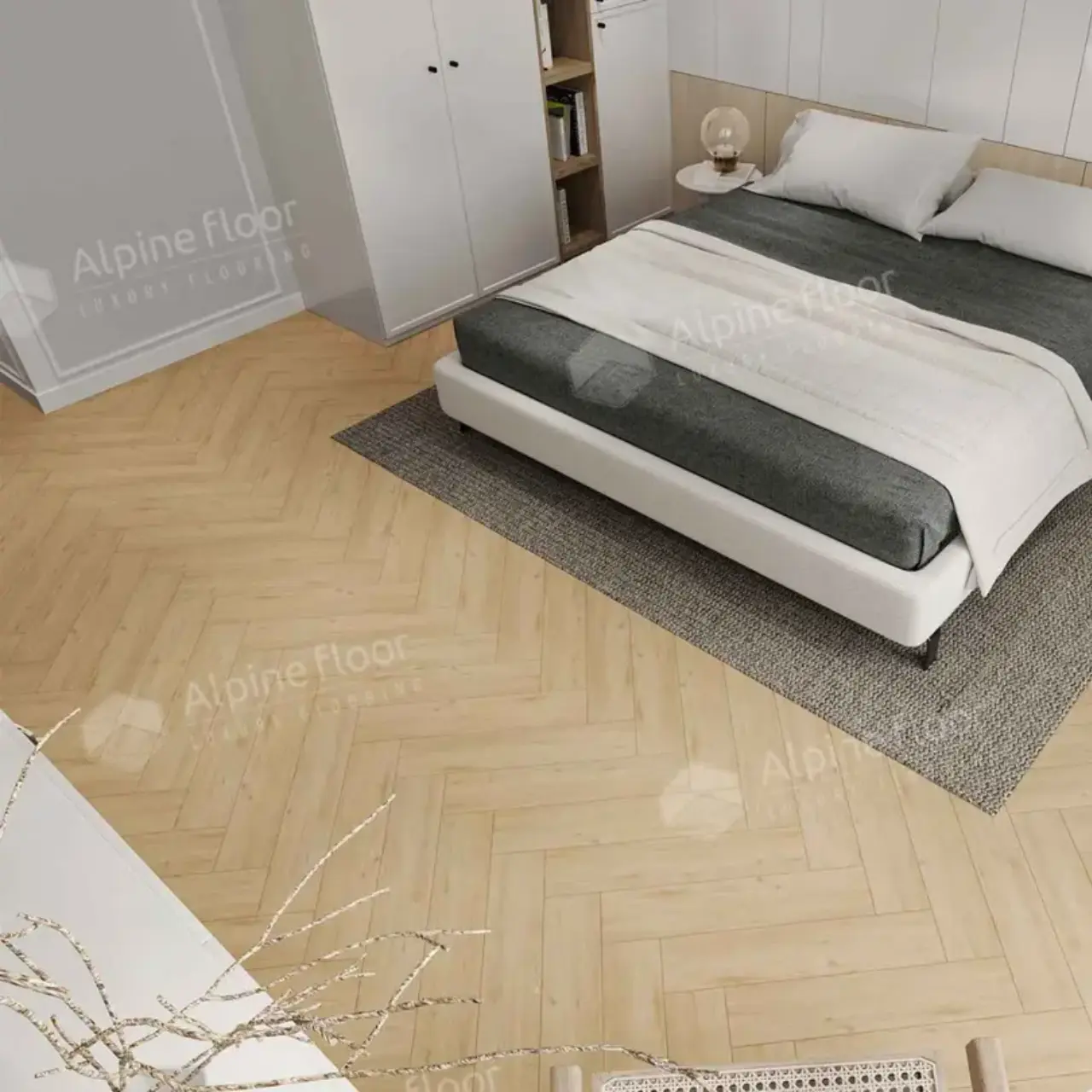 Кварцвинил Alpine Floor Parquet LVT Eco 16-26 Дуб Лесат
