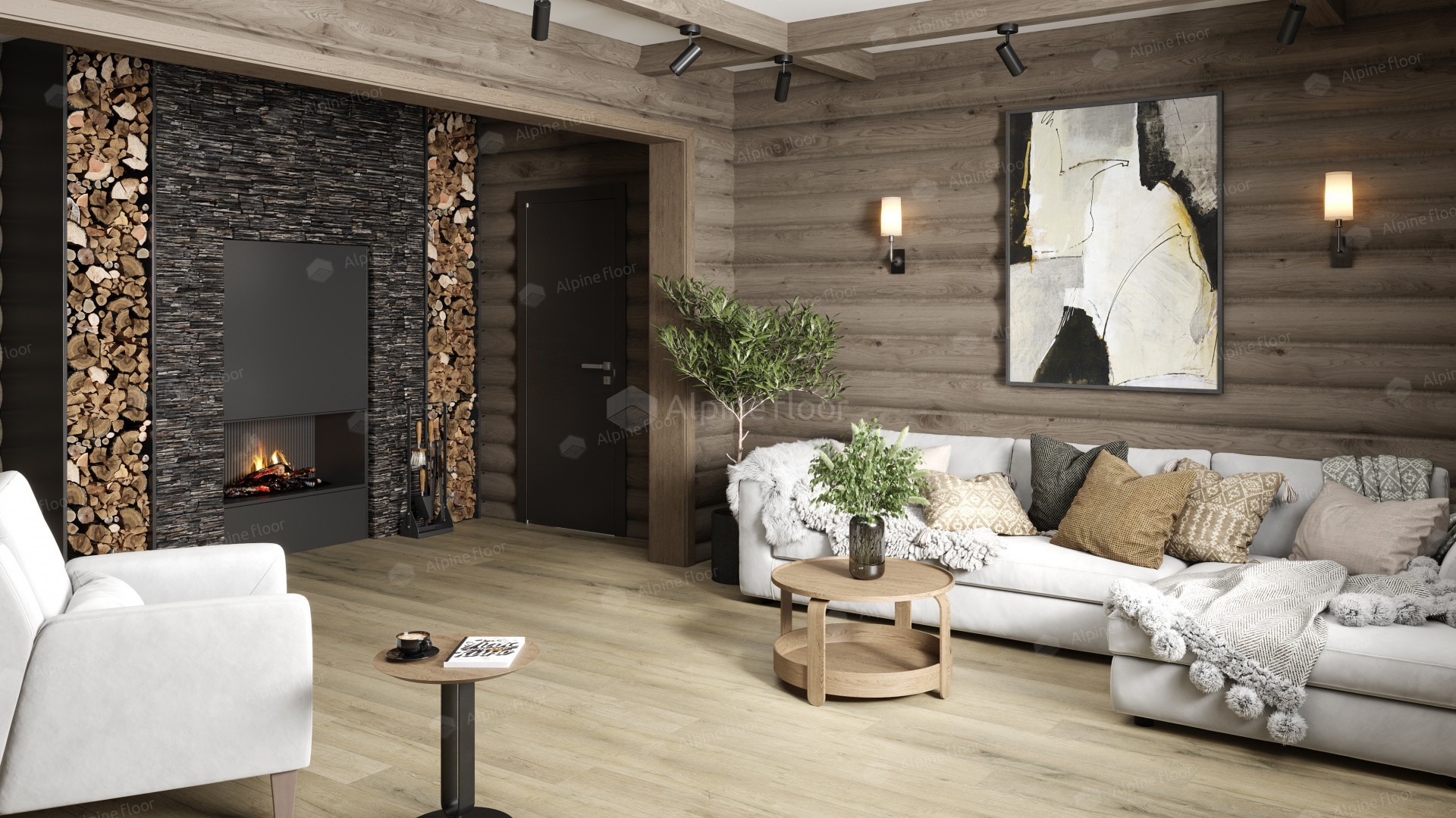 Кварцвинил Alpine Floor Premium XL Eco 7-19 Дуб Сливочный