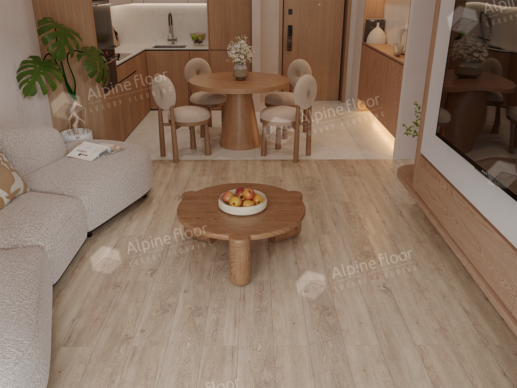 Кварцвинил Alpine Floor Grand Sequoia 5 мм Еco 11-908 Карите