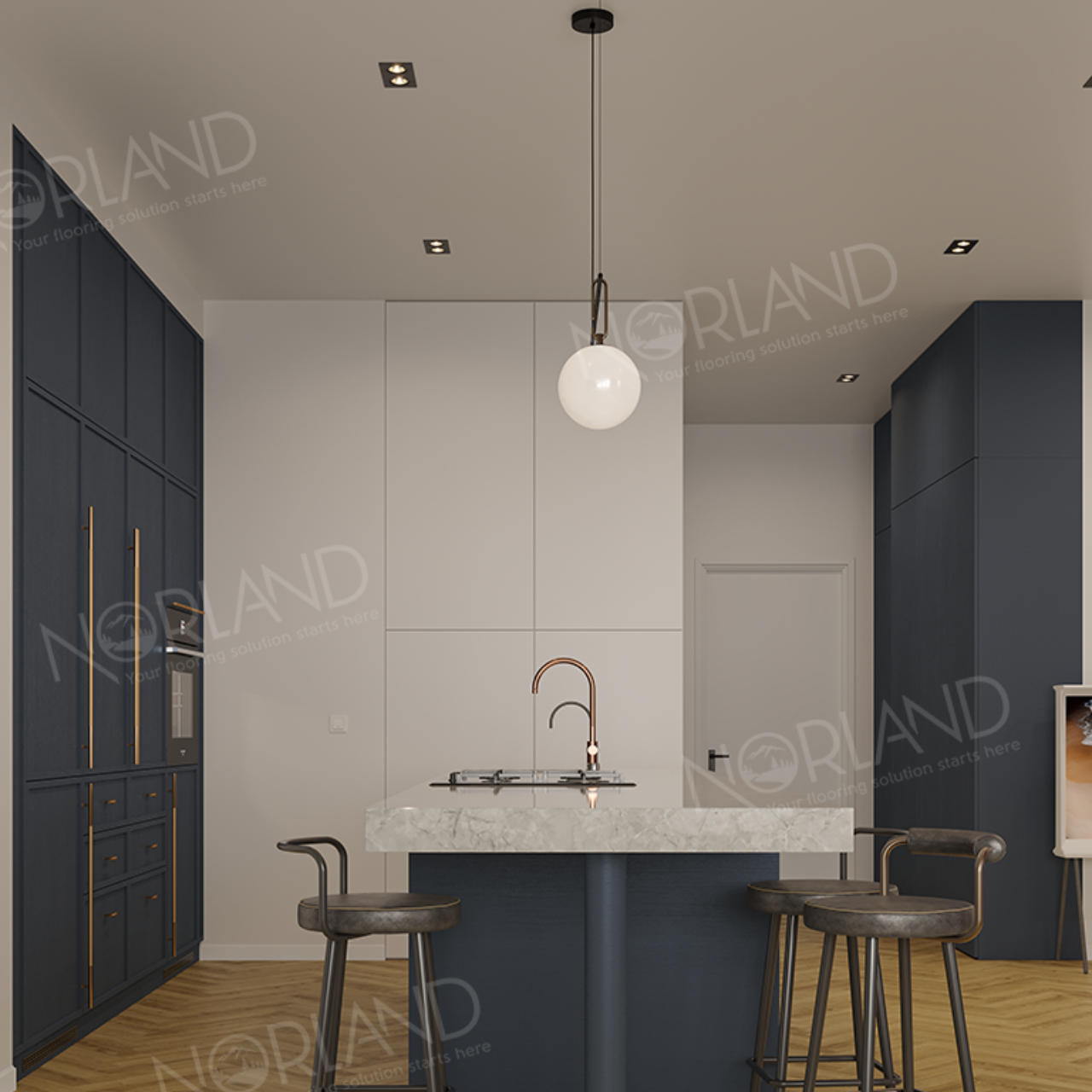Ламинат Norland Herringbone Elegant Strong LF304-17 Дуб Фанэн