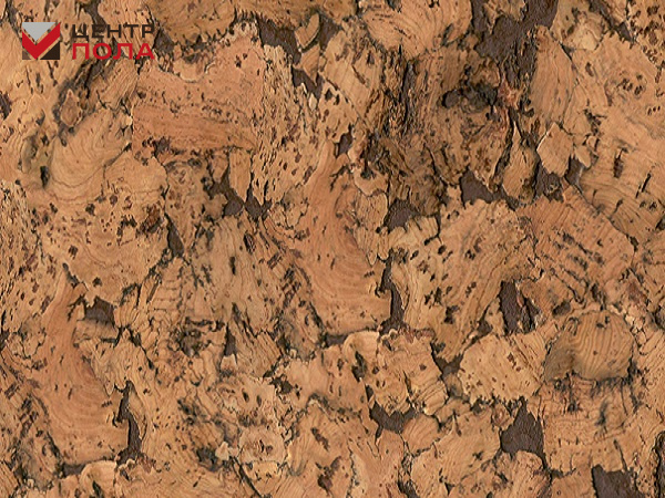 Настенное клеевое пробковое покрытие CorkStyle Wall Design Monte Brown