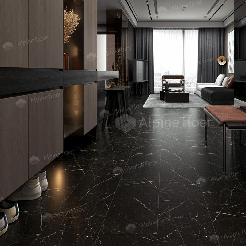 Кварцвинил Alpine Floor Stone Mineral Core Eco 4-27 Неро