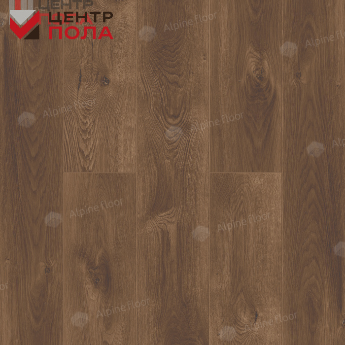 Кварцвинил Alpine Floor Premium XL Еco 7-9 Дуб Коричневый