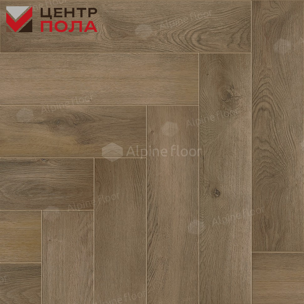 Кварцвинил Alpine Floor Parquet Lvt Eco 16-7 Дуб Насыщенный