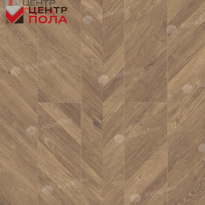 Кварцвинил Alpine Floor Easy Line Еco 3-25 Французская елочка