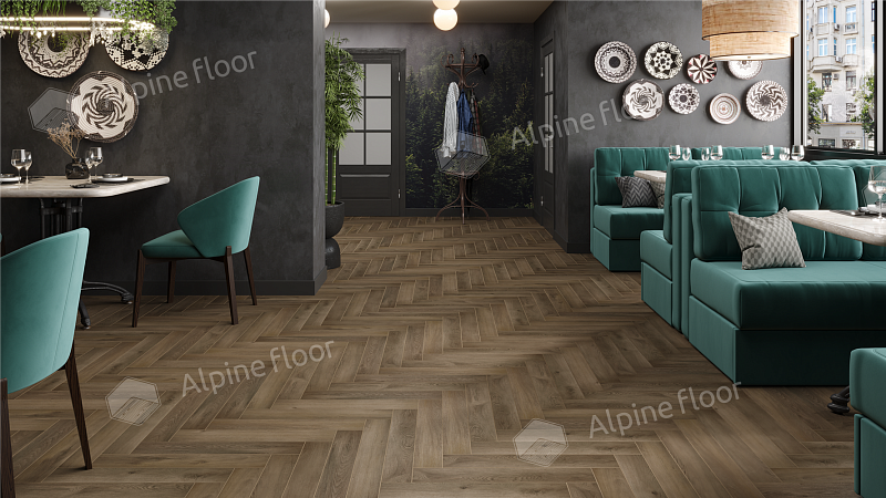 Ламинат AlpineFloor Herringbone 8 Pro LF102-11 Дуб Анжу