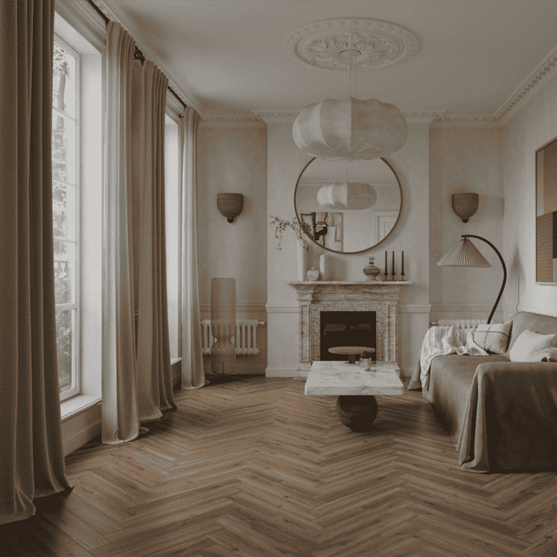 Ламинат Norland Herringbone Elegant Strong LF304-37 Дуб Велла