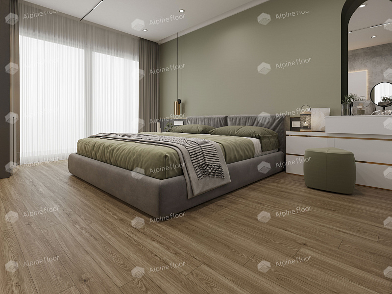 Кварцвинил Alpine Floor Sequoia Lvt Еco 6-11 Секвойя Рустикальная