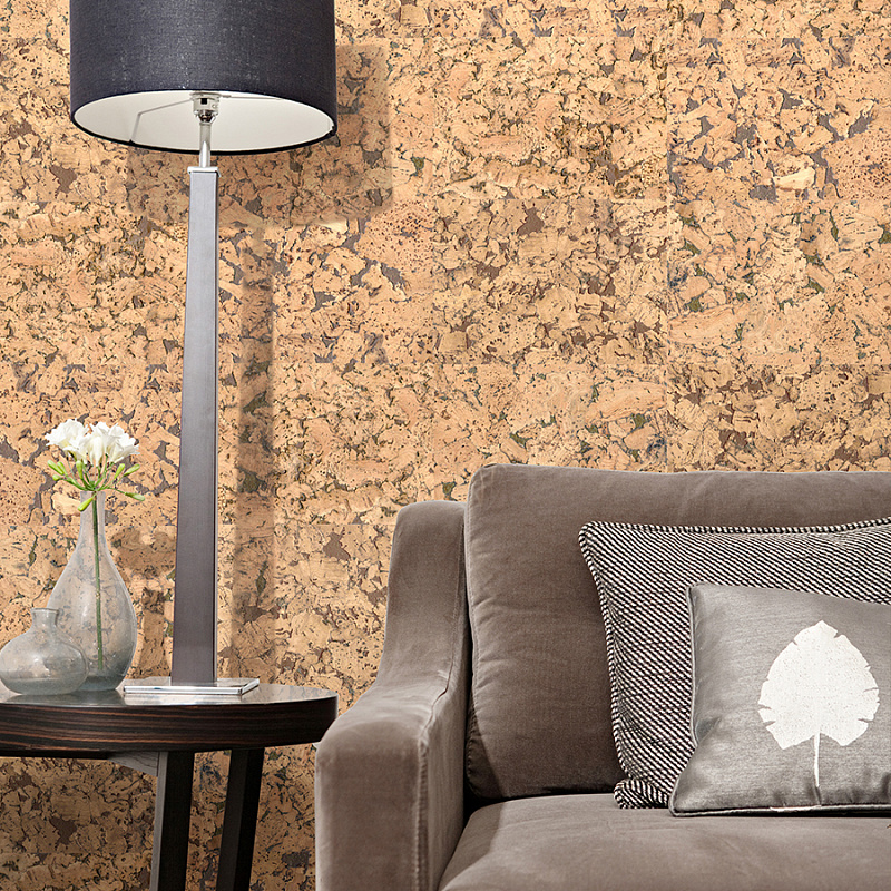 Настенное клеевое пробковое покрытие CorkStyle Wall Design Monte Brown