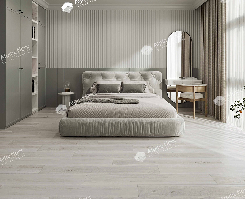 Кварцвинил Alpine Floor Easy Line Еco 3-19 Дуб Полярный