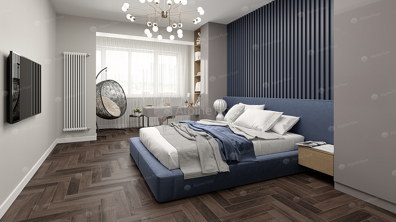 Кварцвинил Alpine Floor Parquet Light Еco 13-16 Дуб Фафнир