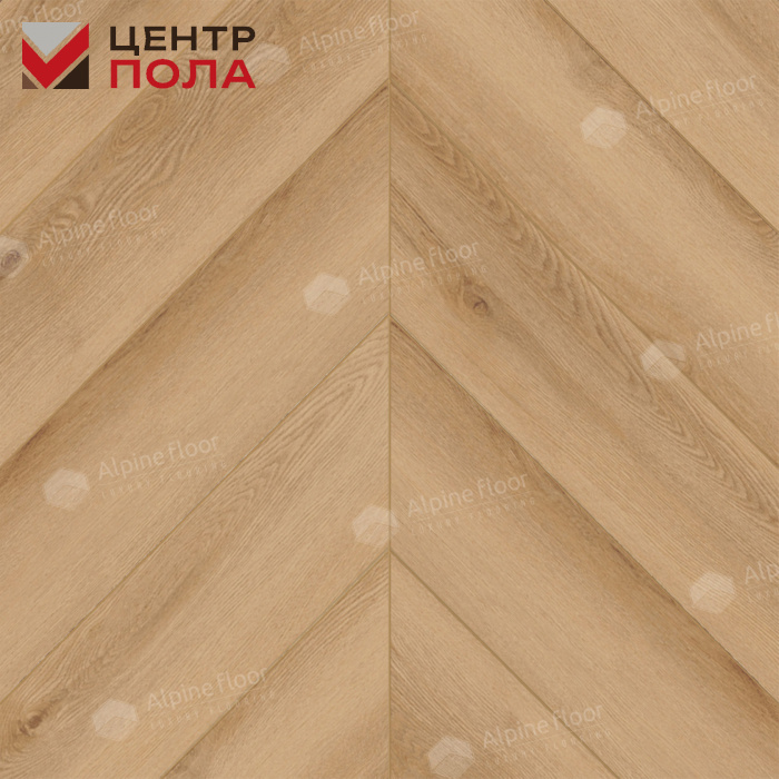 Кварцвинил Alpine Floor Chevron Alpine Eco 18-19 Дуб Самерсет