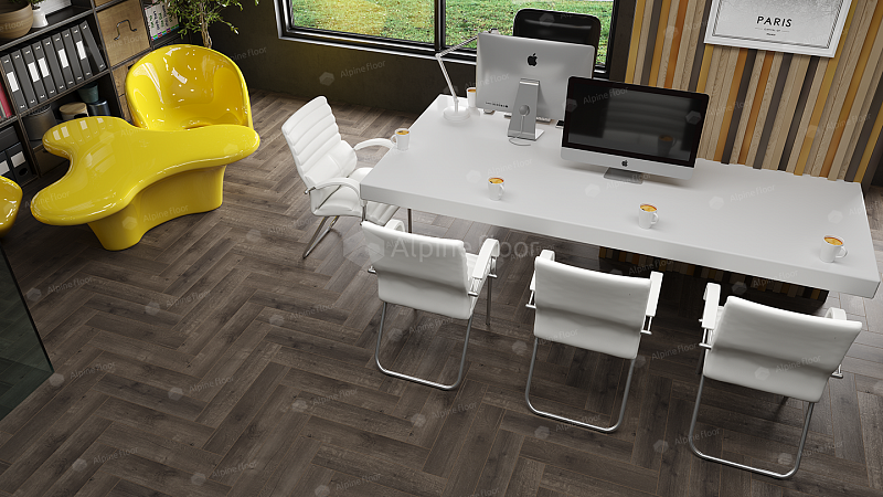 Кварцвинил Alpine Floor Parquet Lvt Eco 16-19 Дуб Антарес