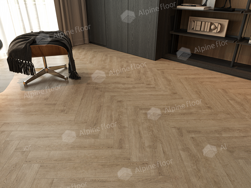 Ламинат AlpineFloor Herringbone 8 Pro LF102-7 Дуб Прованс