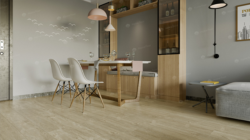 Кварцвинил Alpine Floor Grand Sequoia Light Eco 11-301 Сонома