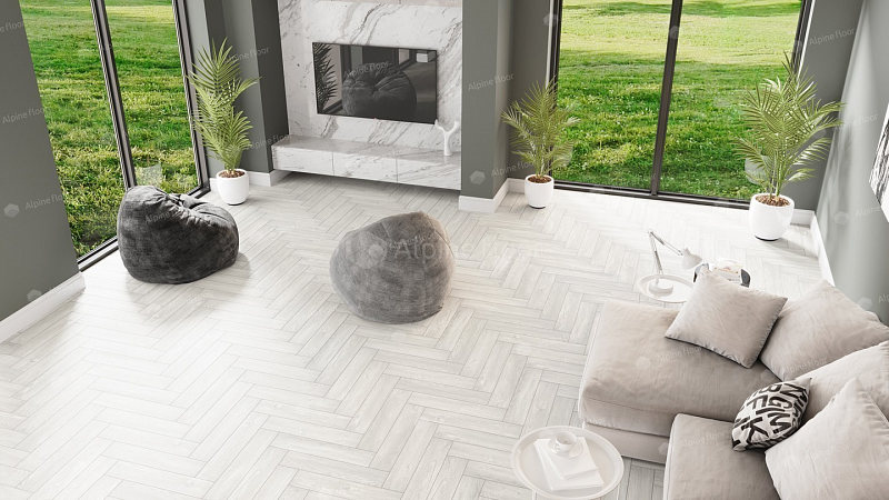 Кварцвинил Alpine Floor Parquet Lvt Eco 16-4 Дуб Арктик
