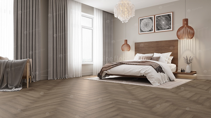 Кварцвинил Alpine Floor Parquet Lvt Eco 16-7 Дуб Насыщенный