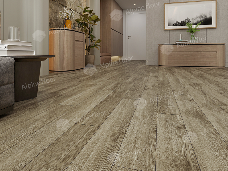 Кварцвинил Alpine Floor Grand Sequoia Village Eco 11-807 Венге Грей