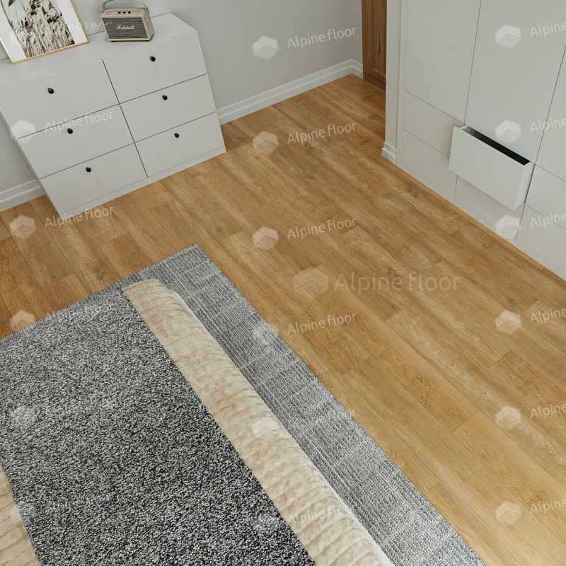 Кварцвинил Alpine Floor Sequoia SPC Еco 6-14 Пуро