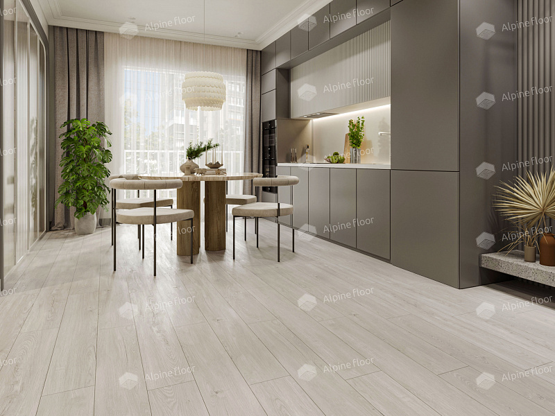 Кварцвинил Alpine Floor Sequoia Lvt Еco 6-1 Секвойя Титан