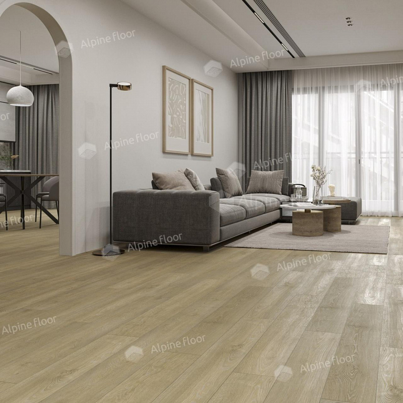 Кварцвинил Alpine Floor Easy Line Еco 3-36 Дуб Скандинавия