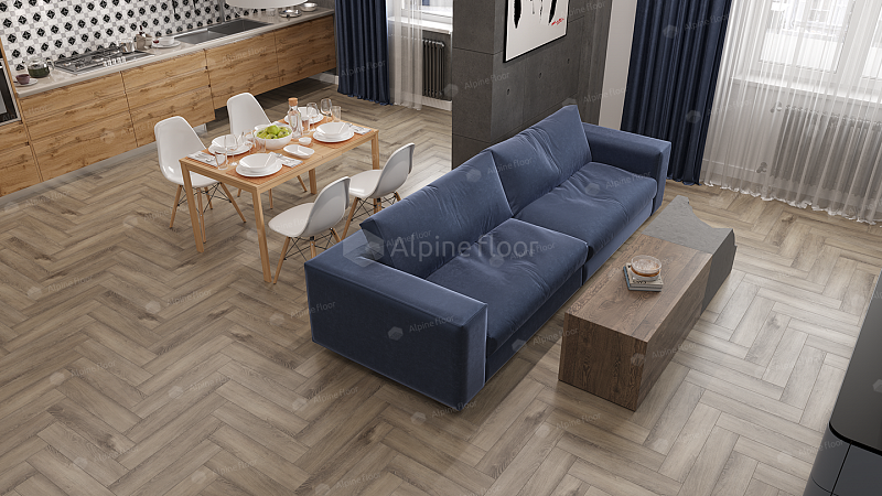 Кварцвинил Alpine Floor Parquet Light Еco 13-15 Дуб Исида