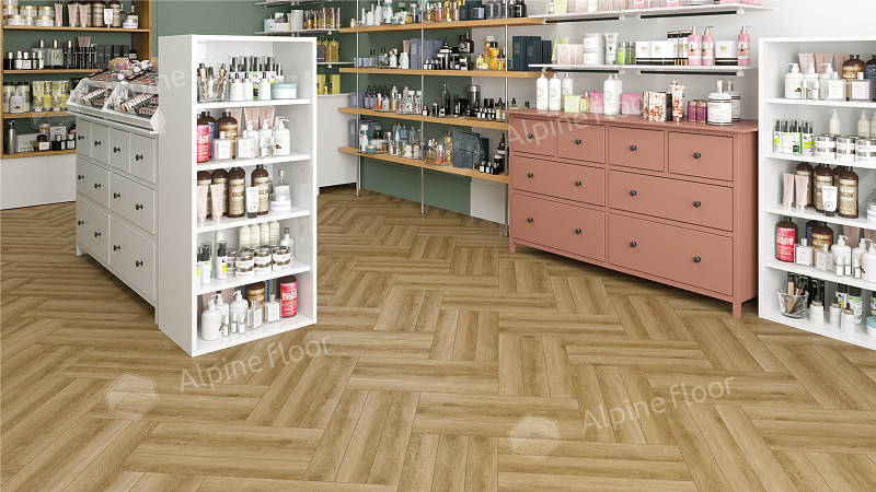 Ламинат AlpineFloor Herringbone 8 Pro LF102-2 Дуб Эльзас