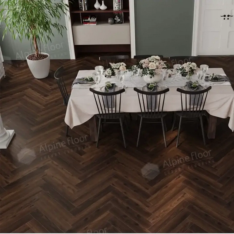 Ламинат AlpineFloor Herringbone 12 LF105-14 Дуб Абруццо