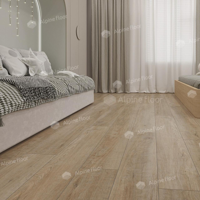 Кварцвинил Alpine Floor Easy Line Еco 3-39 Дуб Амбер