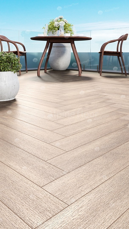 Кварцвинил Alpine Floor Parquet Lvt Eco 16-10 Макадамия