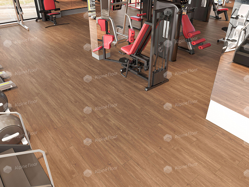 Кварцвинил Alpine Floor Sequoia Lvt Еco 6-12 Секвойя Темная