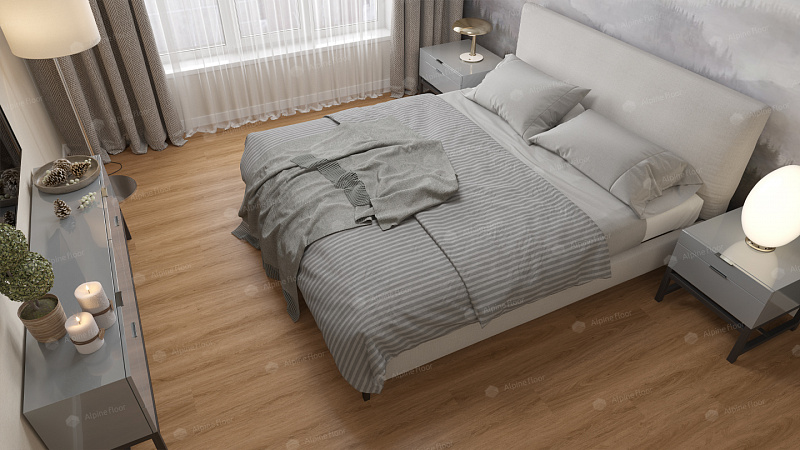 Кварцвинил Alpine Floor Ultra Еco 5-21 Дуб Рыжий