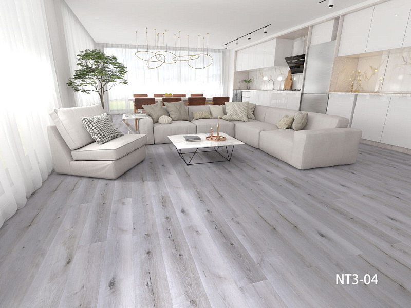 Кварцвинил Aspen Floor Natural Touch NT3-04 Дуб Снежный