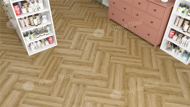 Ламинат AlpineFloor Herringbone 8 Pro LF102-2 Дуб Эльзас