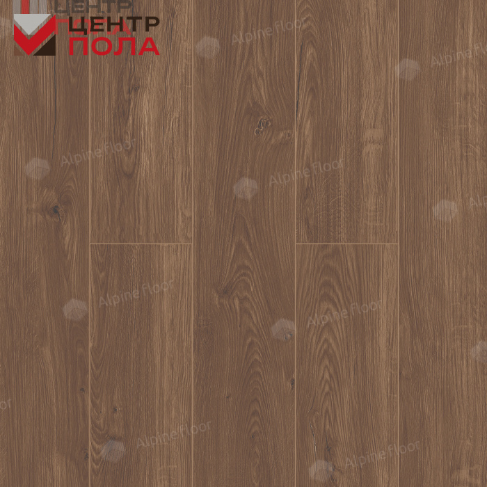 Кварцвинил Alpine Floor Sequoia Lvt Еco 6-12 Секвойя Темная