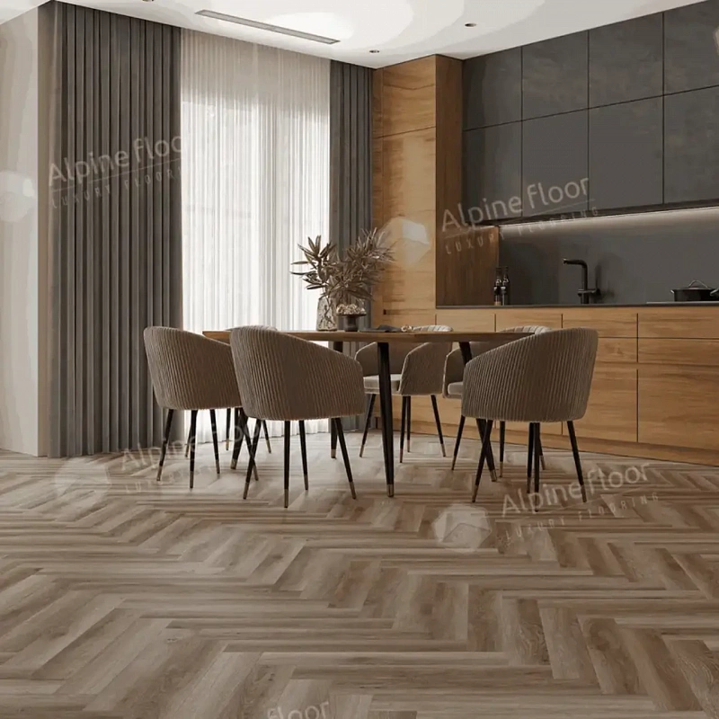 Ламинат AlpineFloor Herringbone 8 Pro LF102-14 Дуб Пикардия