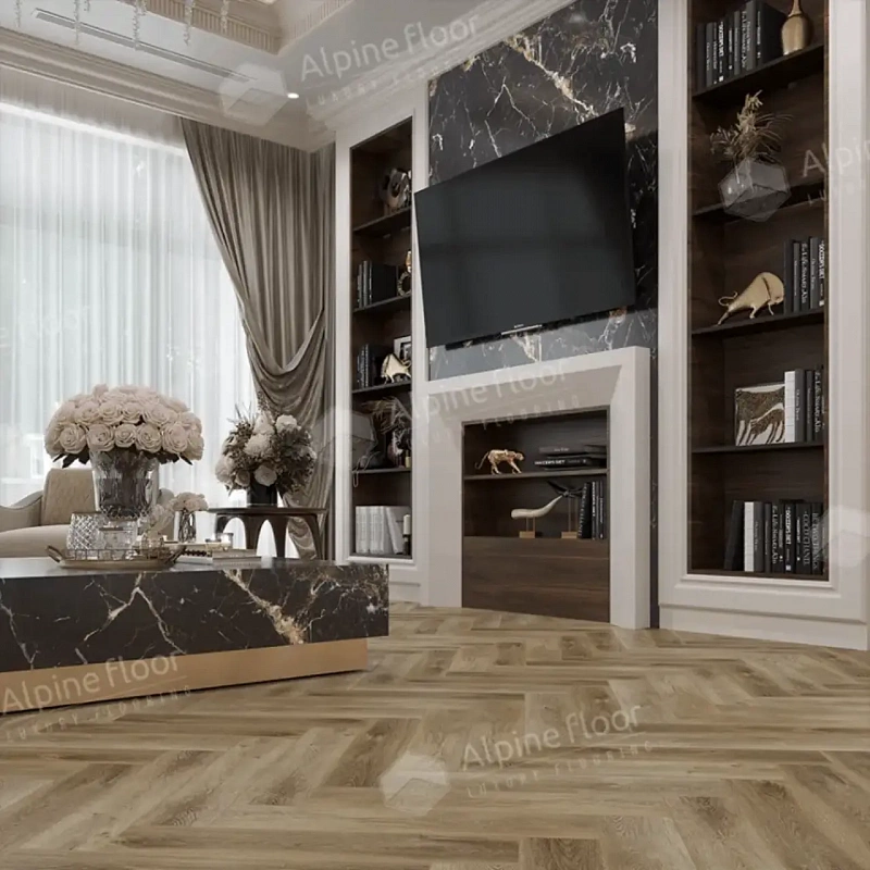 Кварцвинил Alpine Floor Parquet LVT Eco 16-35 Дуб Целата