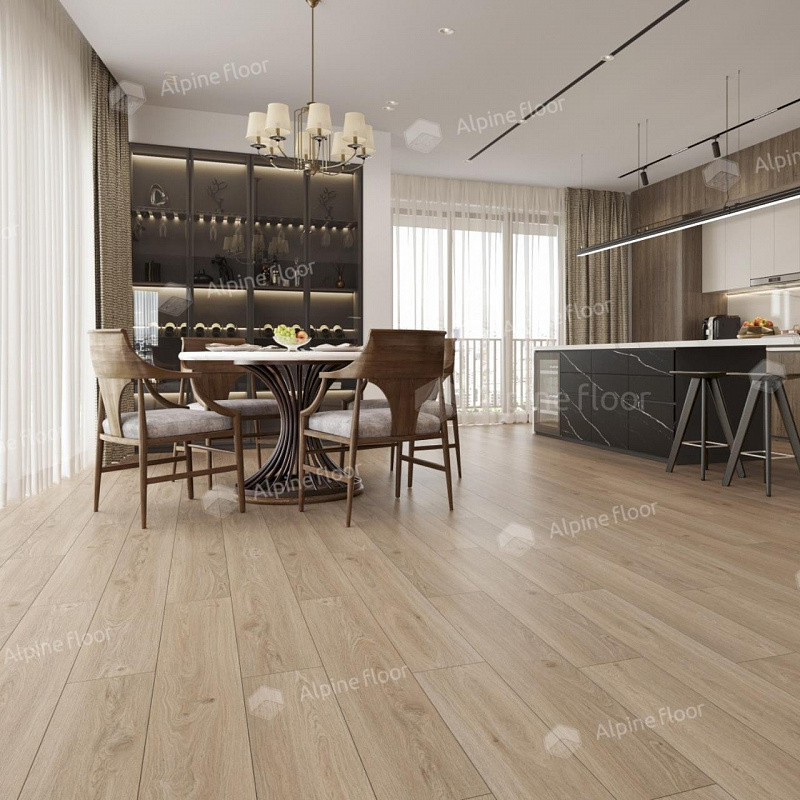 Кварцвинил Alpine Floor Easy Line Еco 3-28 Дуб Модера