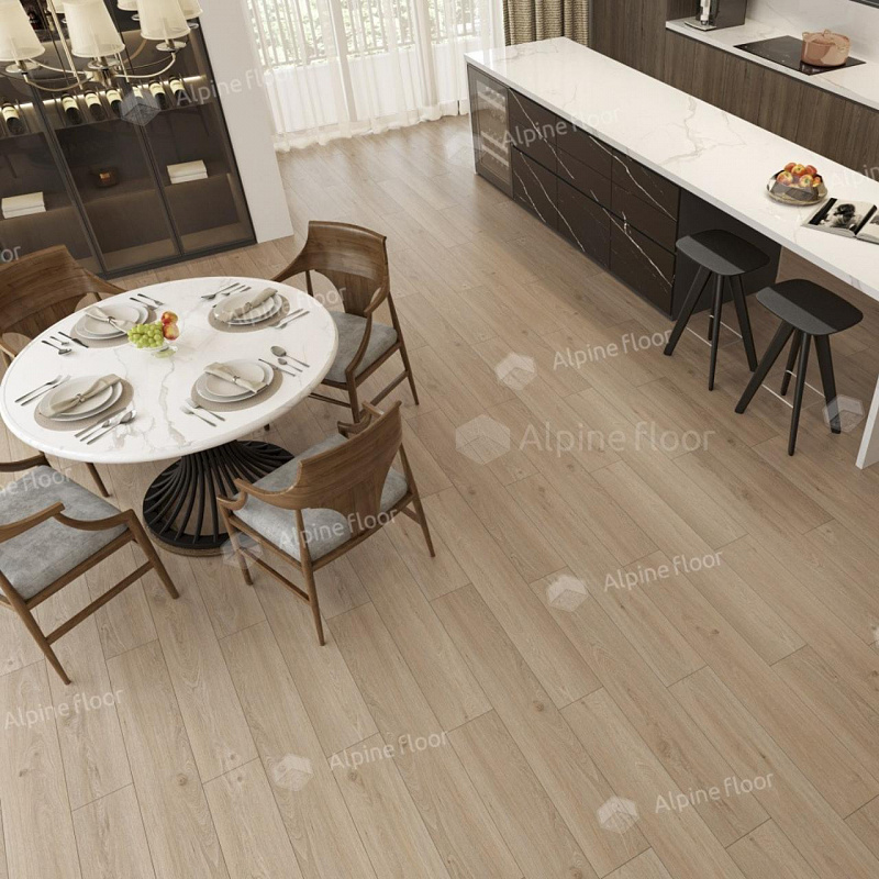 Кварцвинил Alpine Floor Easy Line Еco 3-28 Дуб Модера