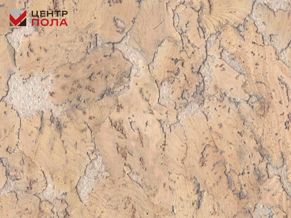 Настенное клеевое пробковое покрытие CorkStyle Wall Design Monte Cream