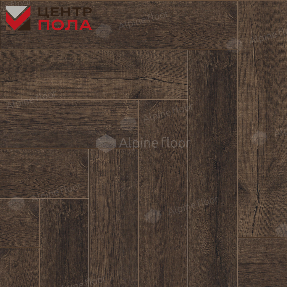 Кварцвинил Alpine Floor Parquet Lvt Eco 16-22 Дуб Альферац