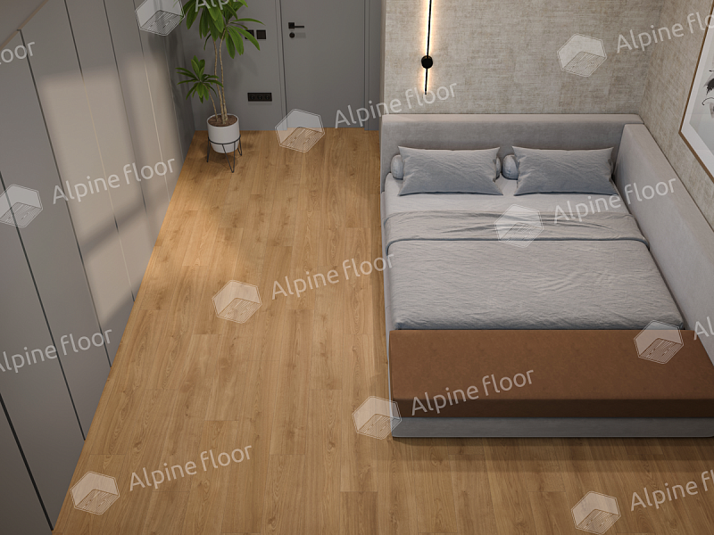 Кварцвинил Alpine Floor ProNature 64637 Oak Sajo