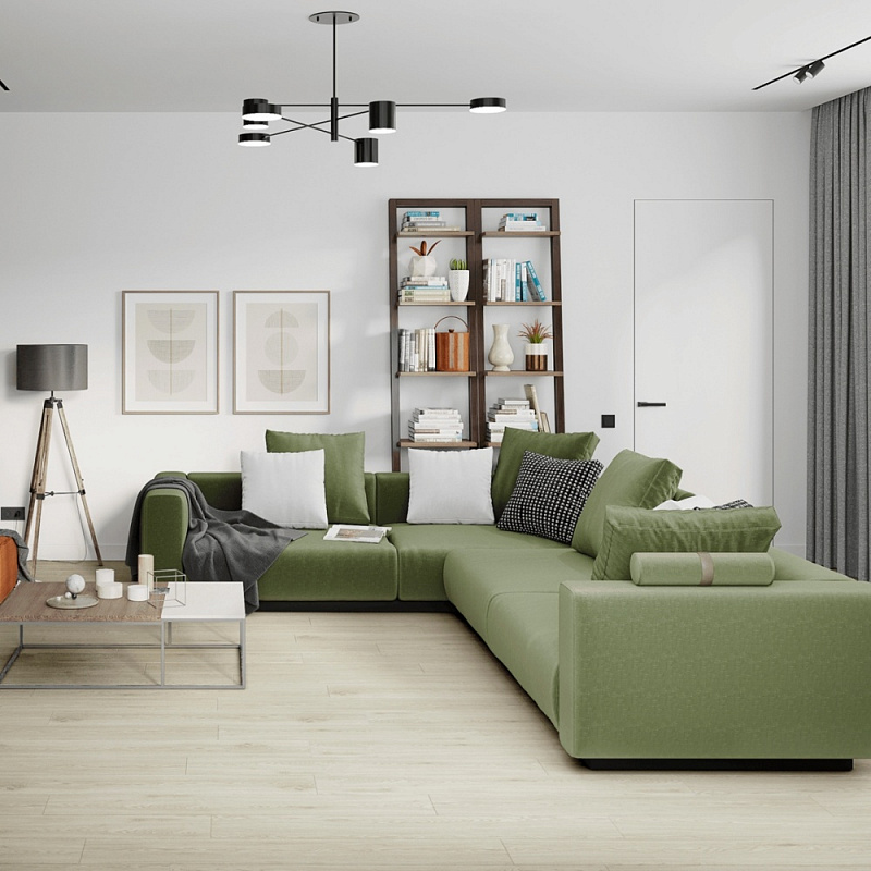 Кварцвинил Damy Floor Family LVT TCM285-15-LVT Дуб Светлый